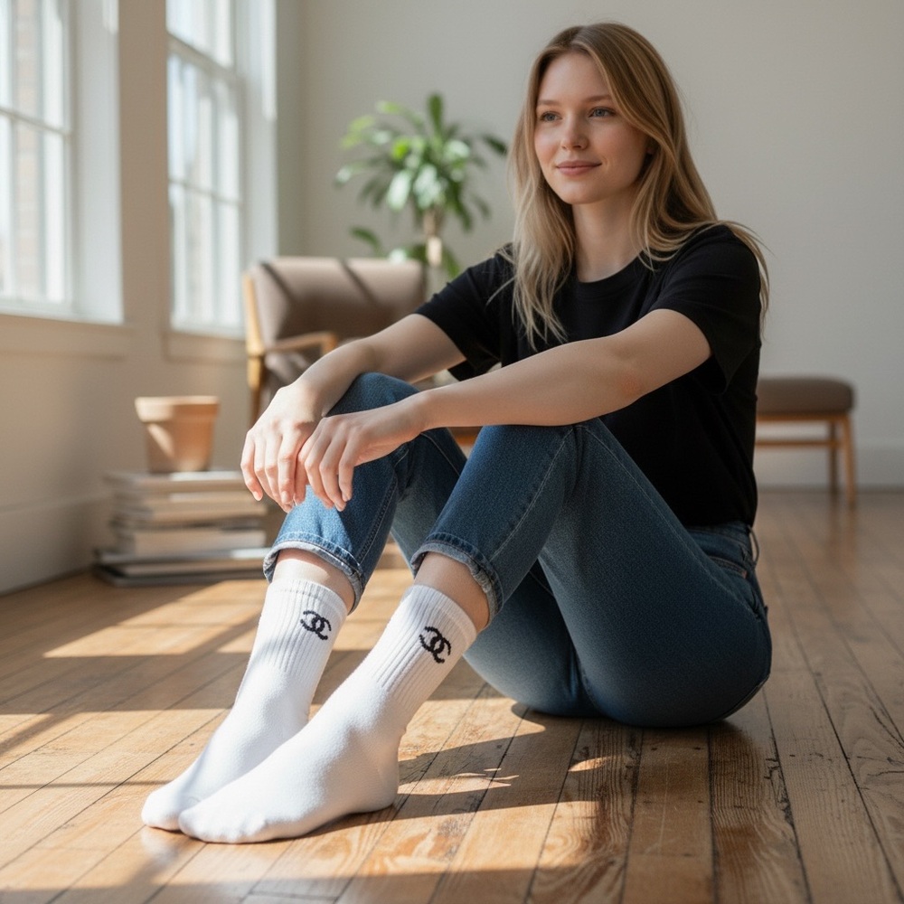 New! WAYUANJIAFANG Luxury Fashion Socks